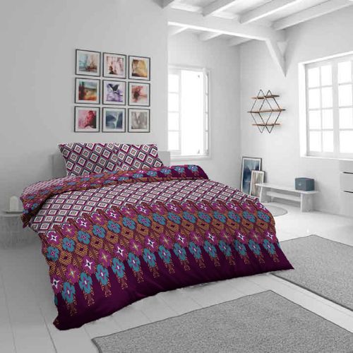 Pamučna posteljina Svilanit Orient violet MC 140x200 50x70 cm slika 5