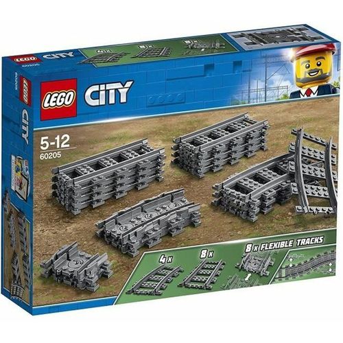 Playset Lego City 60205 Rail Pack 20 Dijelovi slika 1