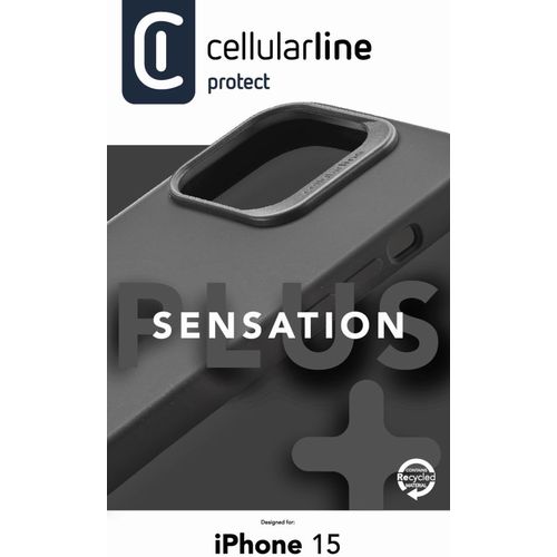 Cellularline Sensation+ silikonska maskica za iPhone 15 black slika 3