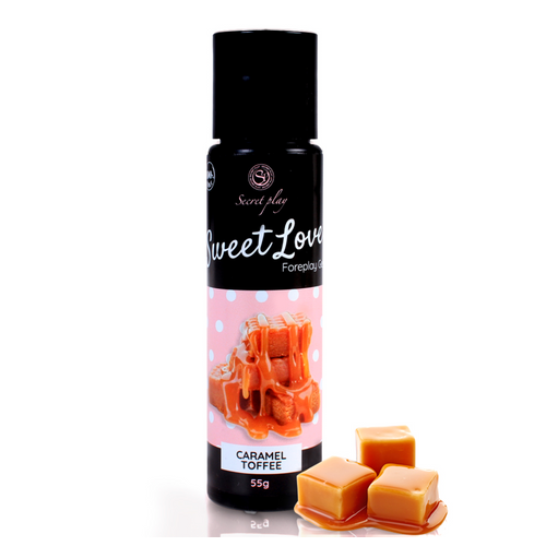 Jestivi lubrikant Secret play Caramel toffee gel - sweet love slika 1