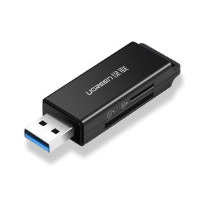 Čitač memorijskih kartica UGREEN, USB 3.0, TF/mciroSD/SD kartice, crni