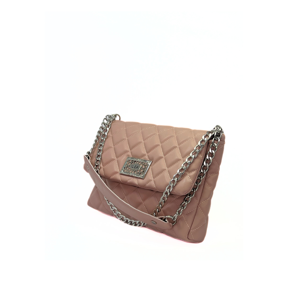 ILEA Ženska torba Mina M 34x24cm, Puder roza slika 2