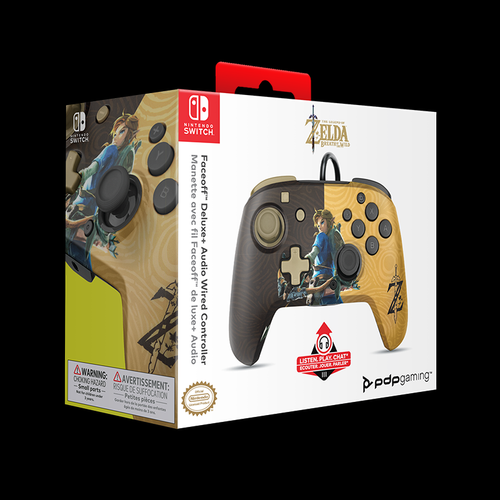 PDP Nintendo Switch Faceoff Deluxe Kontroler + Audio - Zelda slika 9