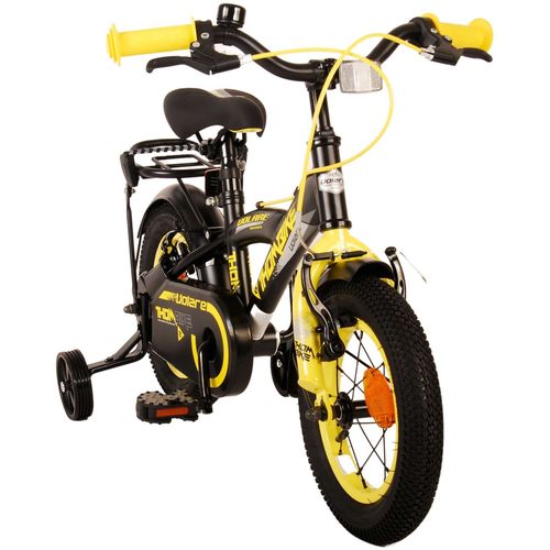 Volare dječji bicikl Thombike 12" s dvije ručne kočnice crno-žuti slika 10