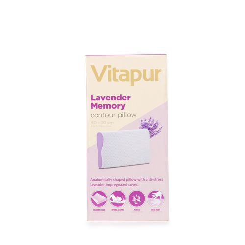 Anatomski jastuk Vitapur Lavender Memory 1+1 GRATIS slika 10