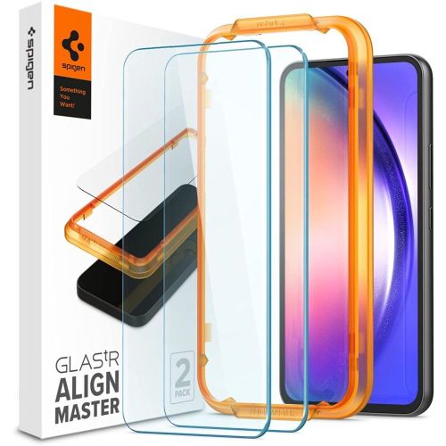 Spigen - Glas.tR Align Master (2 kom.) za Samsung Galaxy A54 5G - Clear slika 1