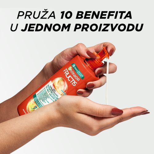 Garnier Fructis SOS Damage Eraser 10u1 krema za kosu bez ispiranja 400ml slika 4