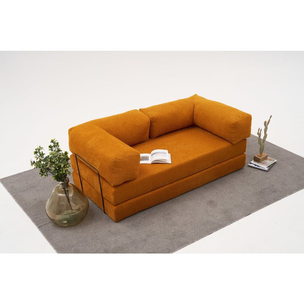 Comfort - Narandžasti Sofa za Tri Osobe slika 2