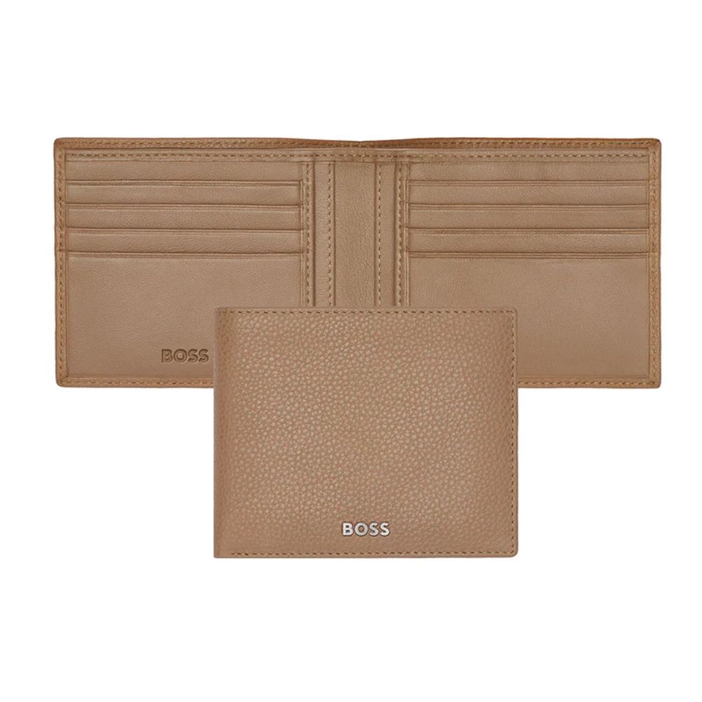 Hugo Boss Novčanik i privjesak u setu, Camel HPKW416X, braon slika 2