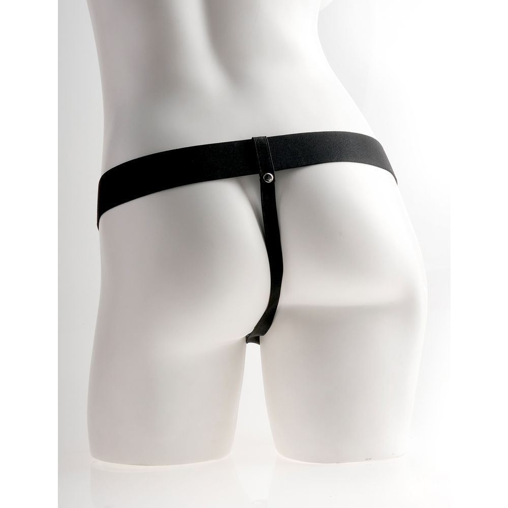 Šuplji vibracijski strap on, 15 cm - Light slika 5
