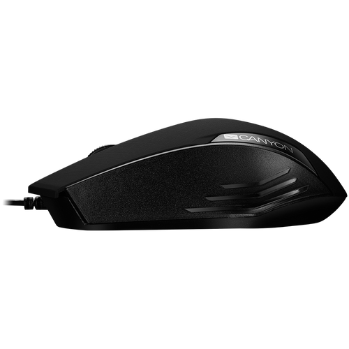 CANYON Optical wired mice, 3 buttons, DPI 1000, Black slika 3