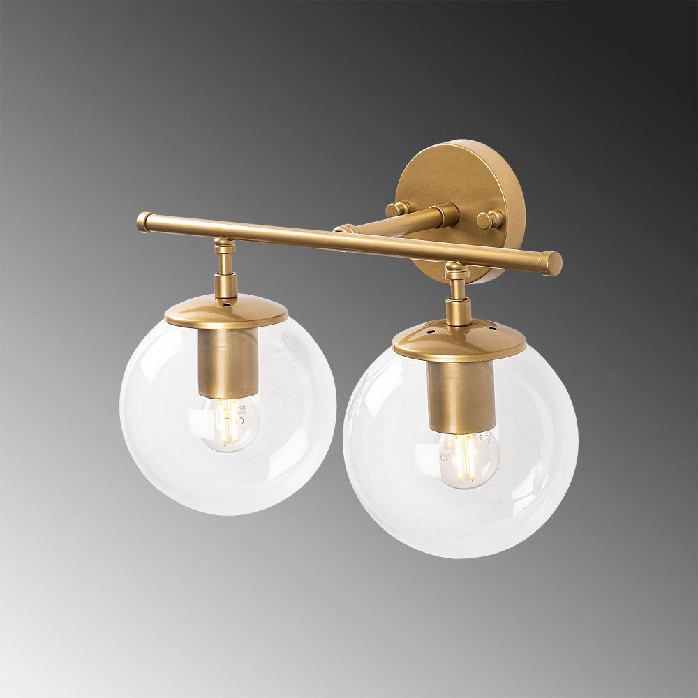 Zidna Lampa Roe - 10730 Shiny Gold slika 4