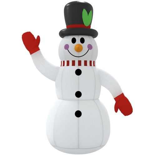 Snjegović na napuhavanje s LED svjetlima 300 cm slika 3