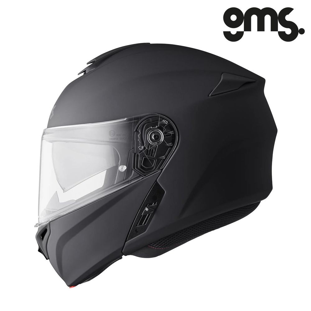Modularna - flip up kaciga za motor GMS Aperio - Mat crna vel.L slika 4