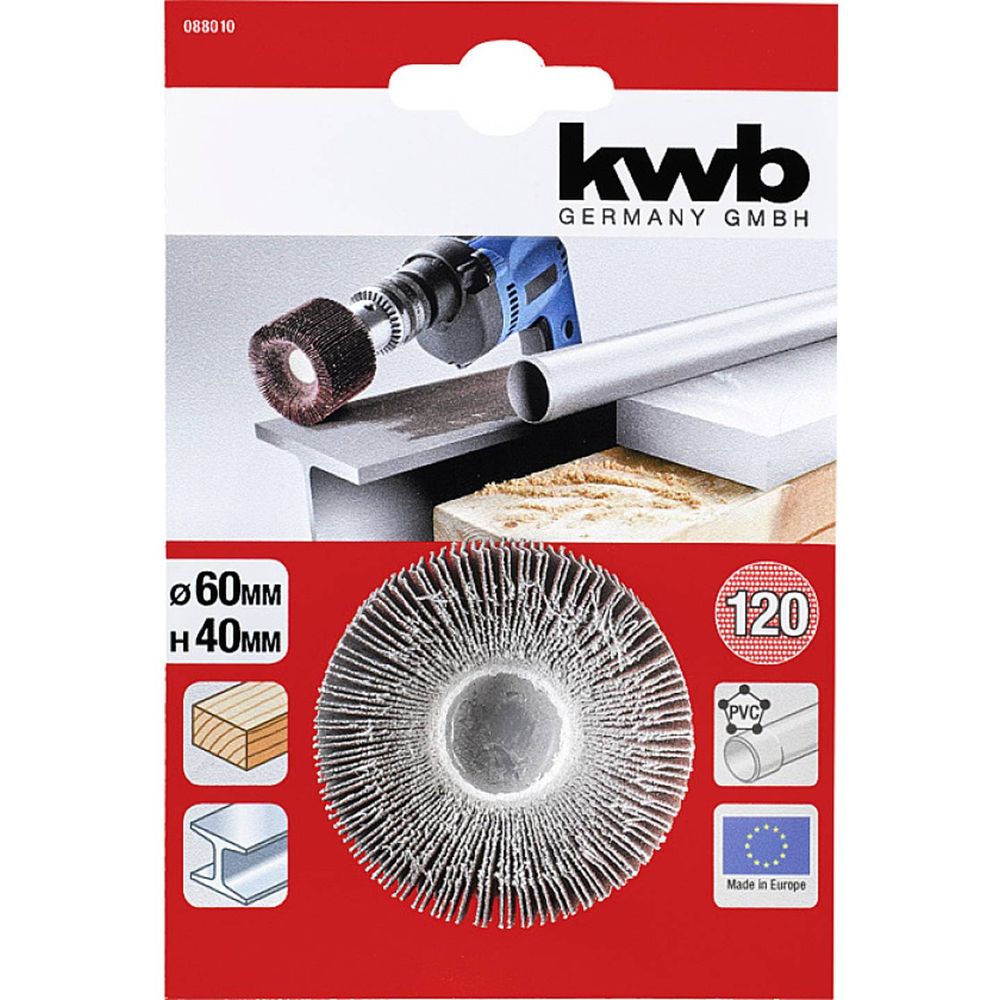 KWB brusna lepeza za bušilicu 60x40 fina slika 2