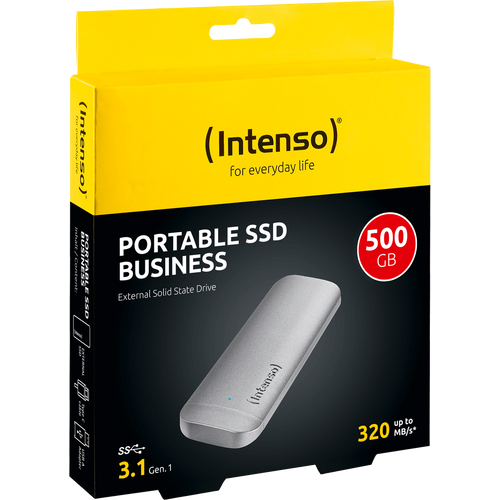 (Intenso) Eksterni SSD, kapacitet 500GB, USB 3.1 - SSD External 500GB/Business slika 1