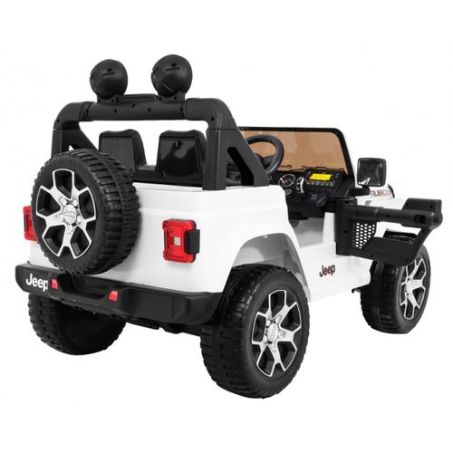 Licencirani auto na akumulator Jeep Wrangler Rubicon 4x4 - bijeli slika 10