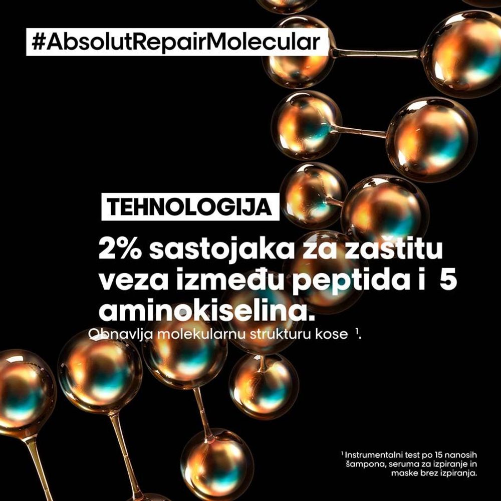 L'Oreal Professionnel Serum za obnovu kose Absolut Repair Molecular Rinse off - 250 ml slika 13