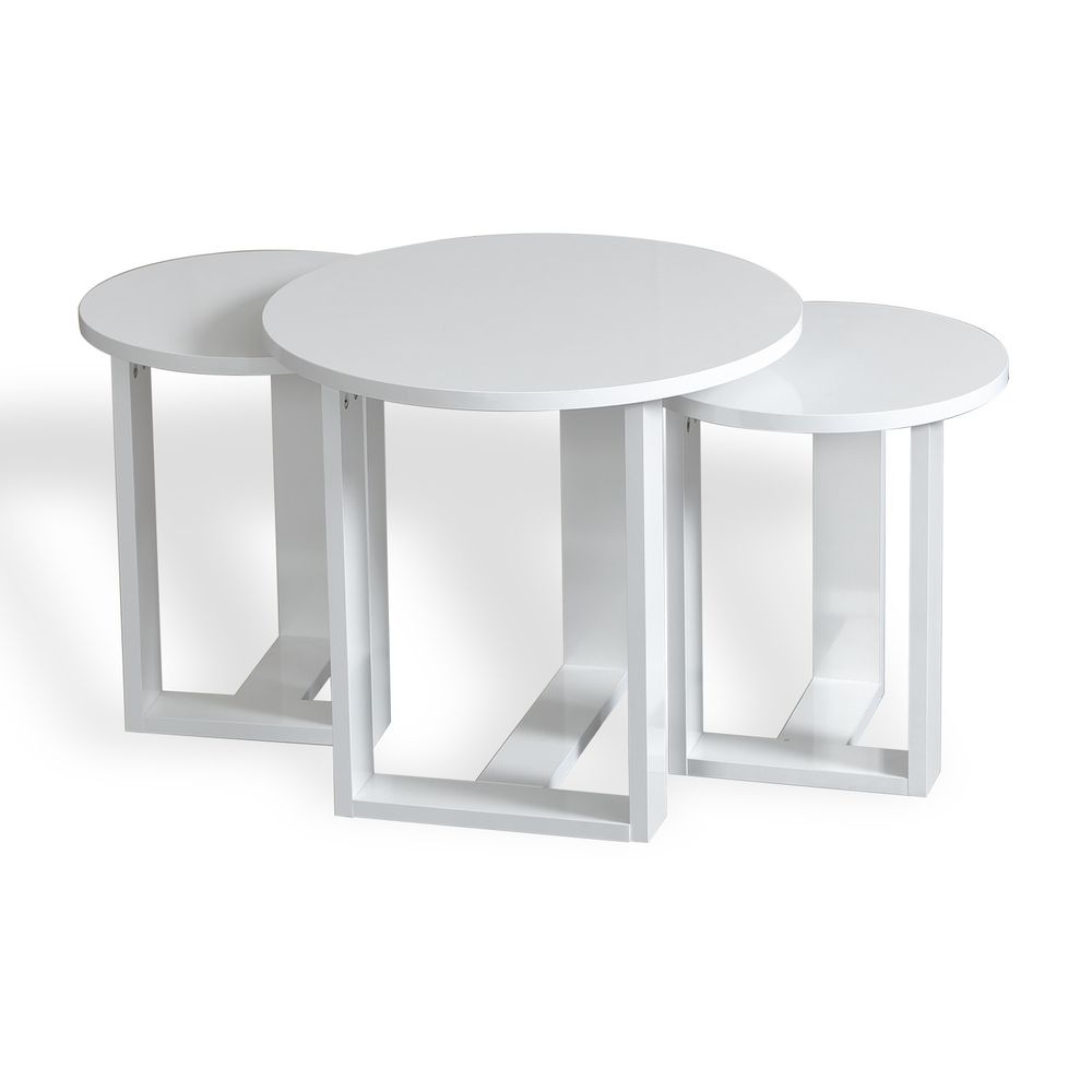 Nesting Table Mira - Bijela (3 komada) slika 3