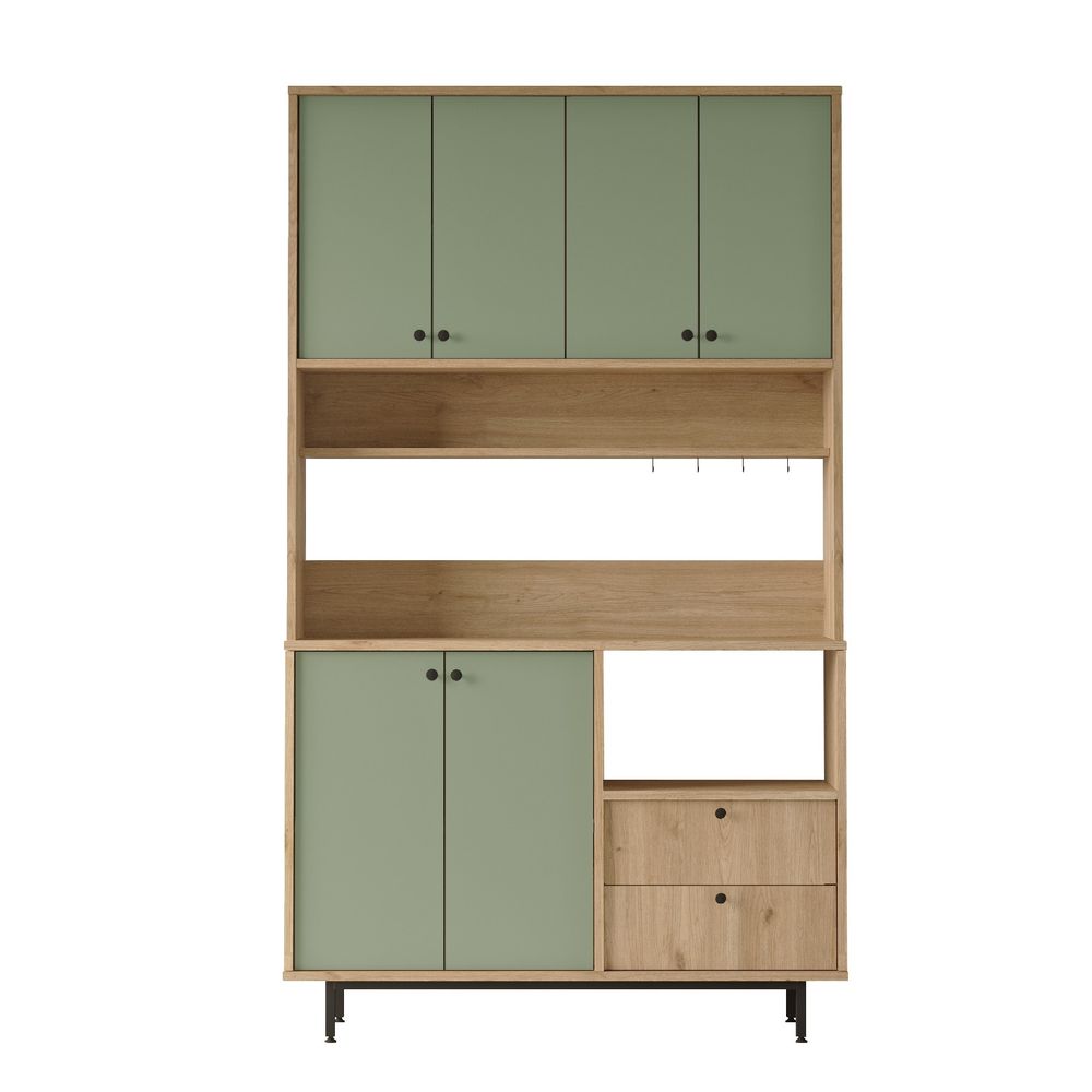 Višenamjenski ormar RE7-SY Oak Green slika 4