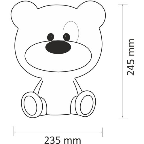 Dizajnerska lampa — TEDDY BEAR slika 5