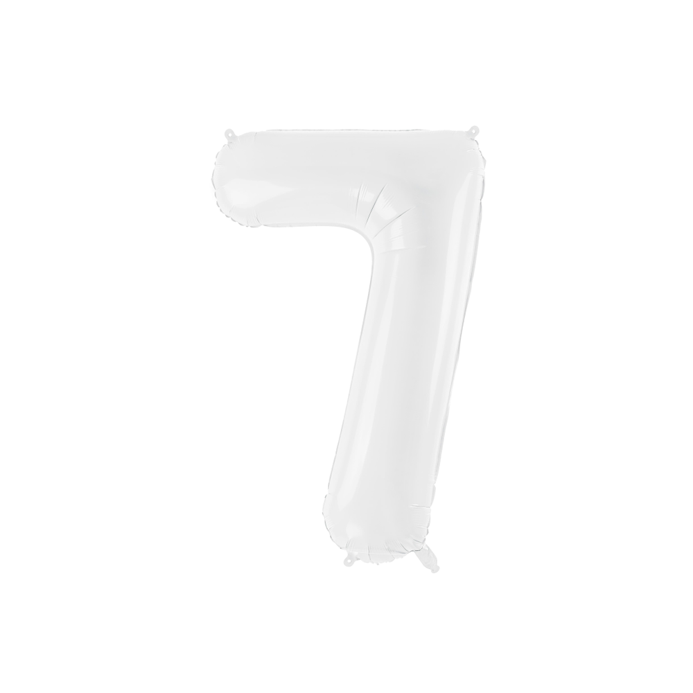 FB130-7 Folijski balon 7 Bijeli 86cm slika 1