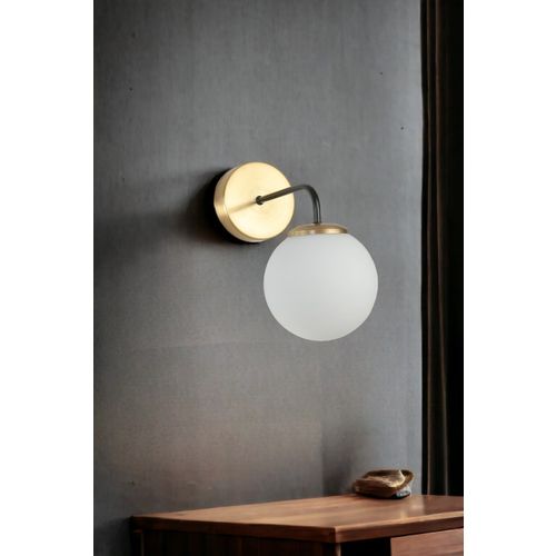 Pablo Eskitme Beyaz Camlı Aplik Gold
White Wall Lamp slika 3