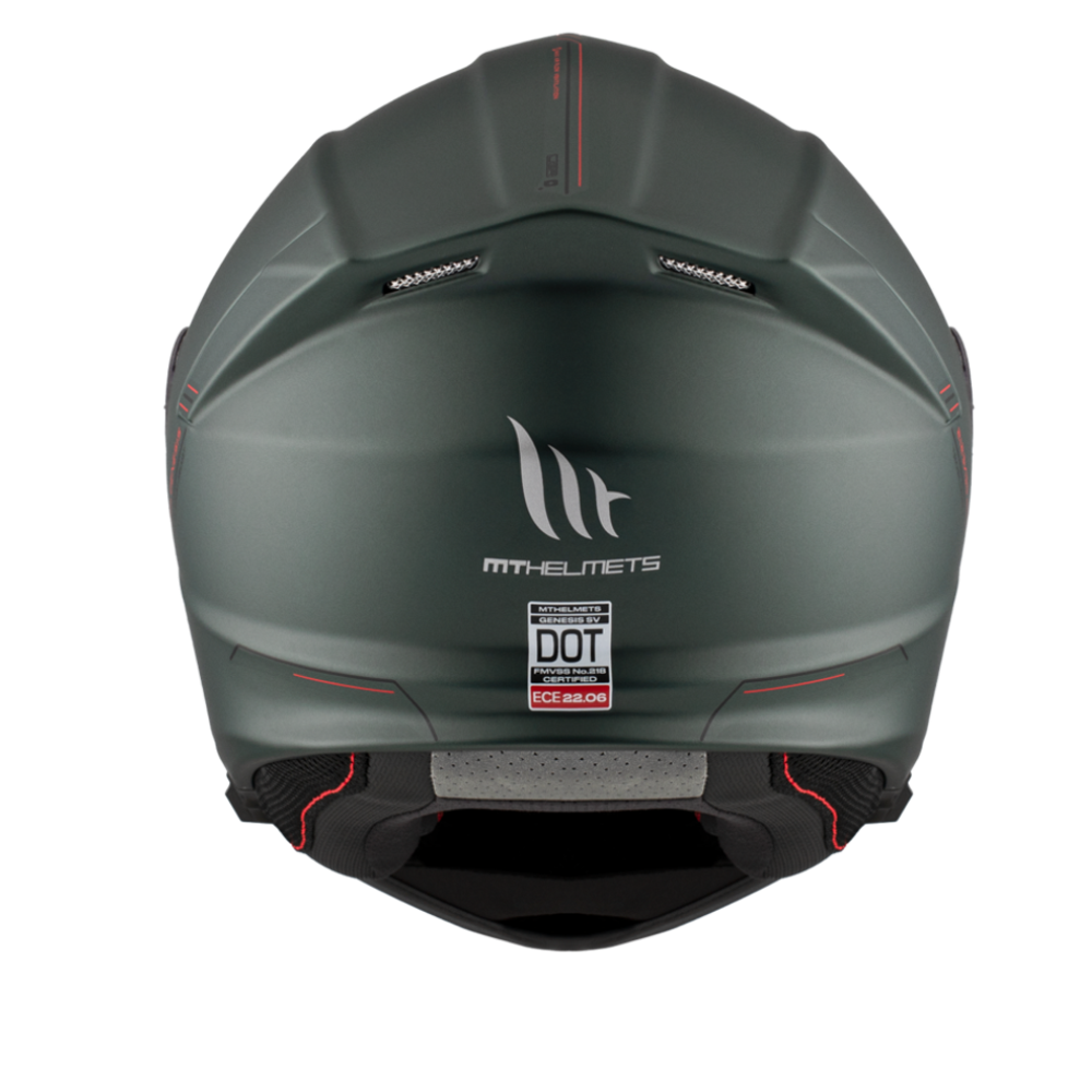 MT Helmets vizir za moto kacigu Genesis SV Solid A6 Matt Green slika 6