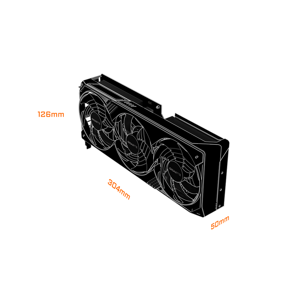 Gigabyte 5070 Ti Windforce OC SFF 16G slika 3