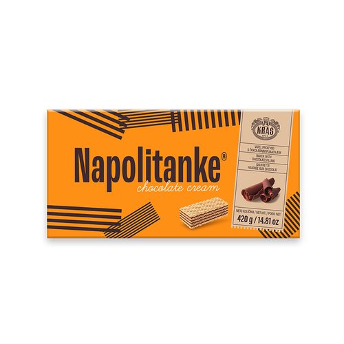 Kraš Napolitanke chocolate cream 420g slika 1