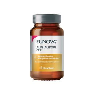 EUNOVA ALPHALIPOIN KAPSULE 30X600MG
