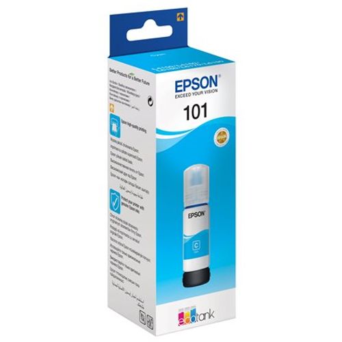 Tinta Epson 101, C13T03V24A, EcoTank, Cyan, ink bottle slika 1