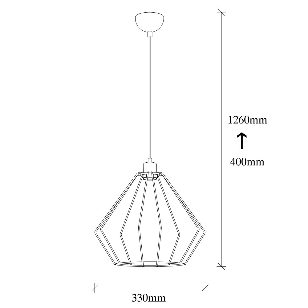 Luster Maden - 4516, crni slika 3