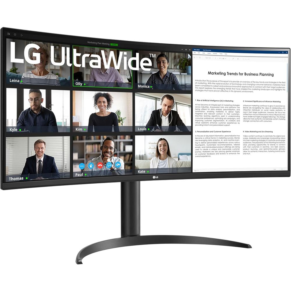 LG UltraWide zakrivljeni VA monitor 34" slika 2