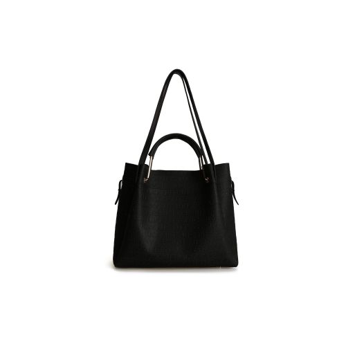 Lucky Bees Ženska torbica ABIGAIL crna veća, 275 - Leather Black slika 5