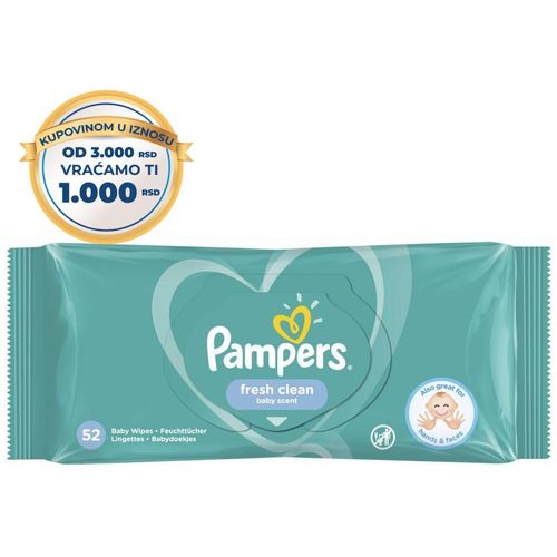 Pampers vlažne maramice  FRESH 52 kom slika 1