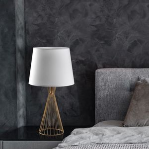 Telıs - 5384 Zlatna i Bijela Stolna Lampa