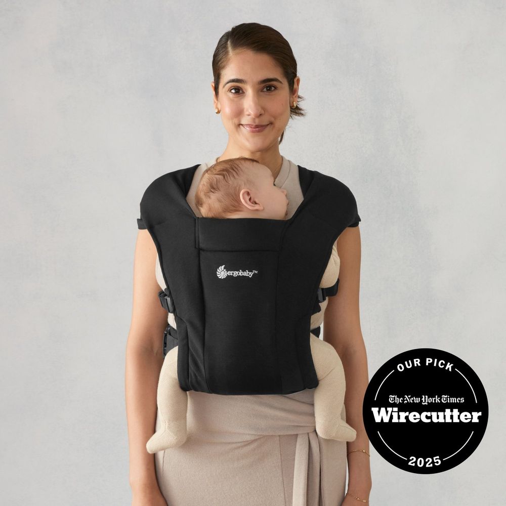 Ergobaby Embrace nosiljka Pure Black slika 3