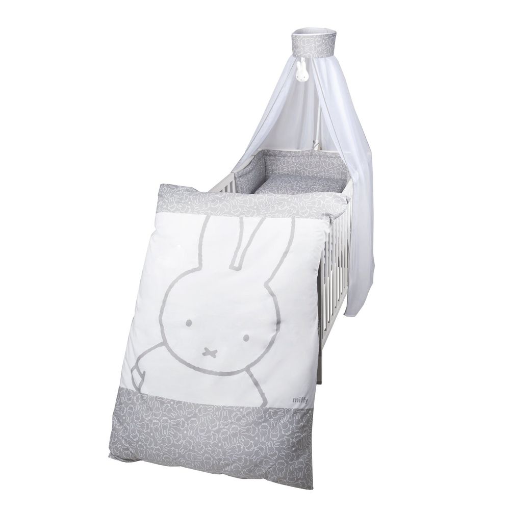 Roba Kids Set posteljine za krevetac sa baldahinom Miffy slika 1