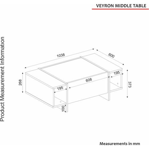 Veyron Black
Gold Coffee Table slika 7