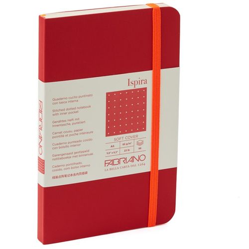 FABRIANO notes Ispira pocket tvrde korice 9x14 85g 96l crte rosso 19591402 slika 1