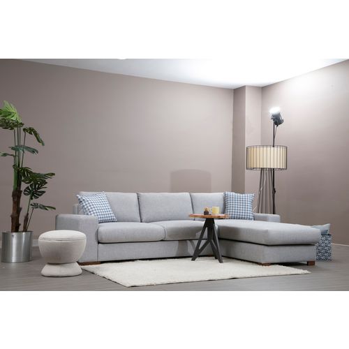 Atelier Del Sofa Kutna garnitura, LOOP 12, svjetlo siva, Loop 12 slika 1