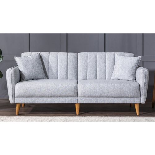 Atelier Del Sofa Aqua-Grey Grey 3-Seat Sofa-Bed slika 1