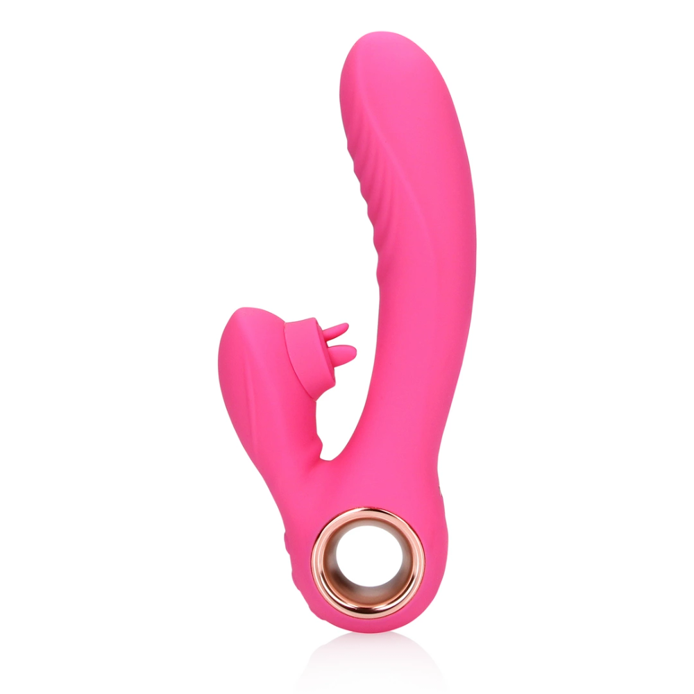 Loveline by Shots rabbit vibrator koji treperi i grije - raskošna roza slika 6