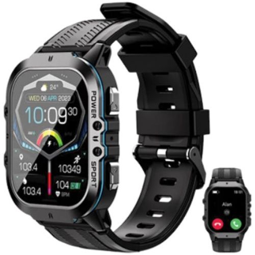 Oukitel BT20 Smart Watch Sport Rugged 350mAh/Heart rate/SpO2/Accelerometer/Crni slika 1