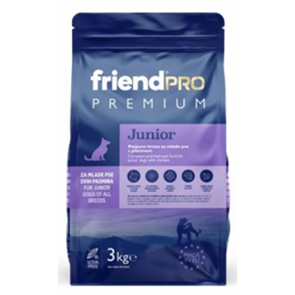 Friend PRO Premium Junior suha hrana za pse Piletina 3kg slika 1