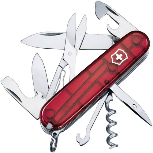 Victorinox Climber 1.3703.T švicarski džepni nož  Broj funkcija 14 crvena (prozirna) slika 1