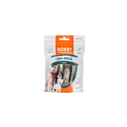 Boxby Poslastica za pse Adult Hypoallergenic Rolice Riba, 60 g slika 1