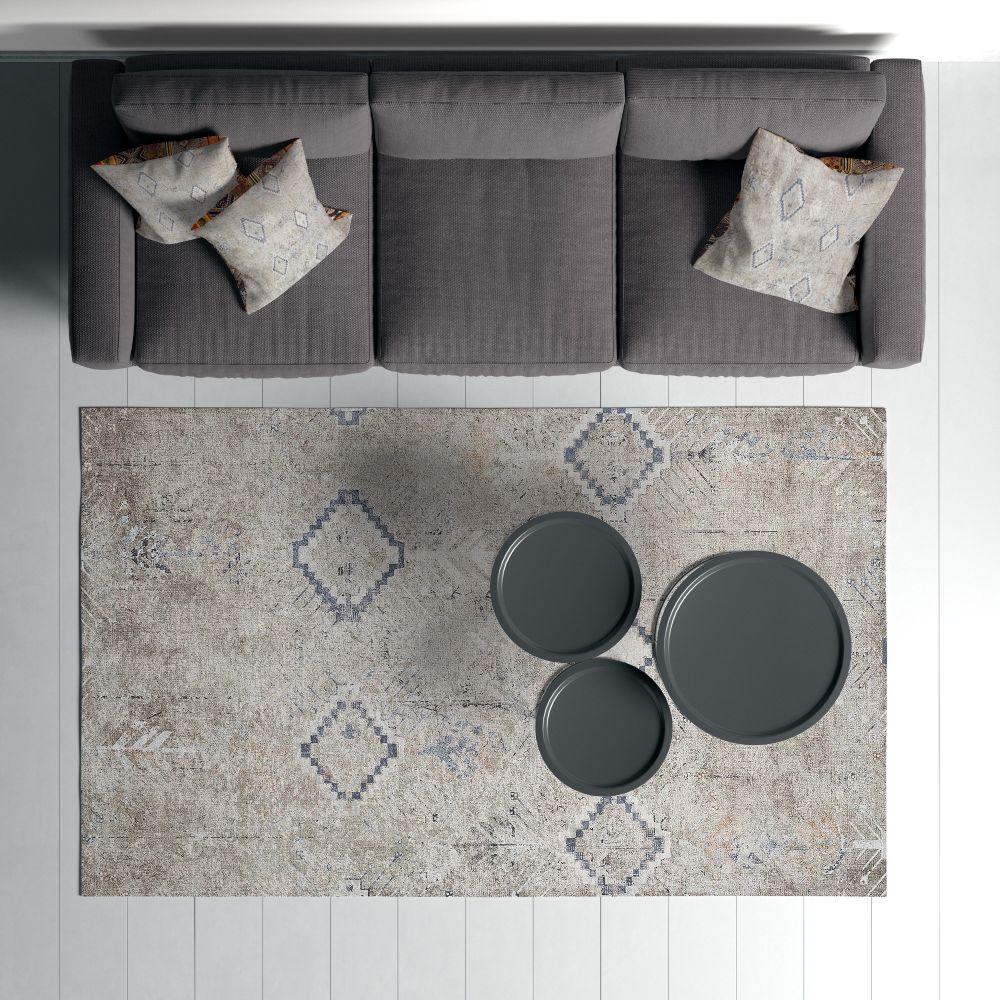 Sivi Tepih Woopamuk033 (100 x 300 cm) slika 2