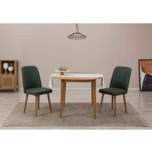 Vina 1070 - Ekstenzibilni Sto i Set Stolica od Atlantskog Borova (3 Dijela)